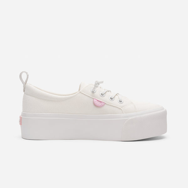 Octavia 3 White Glitter